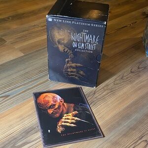Vtg 8 Piece Set New Line Platinum Series The Nightmare On Elm Street DVD Set